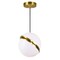 Cwi Lighting Gemini 1 Light Mini Pendant With Brass Finish 1148P10-1-624 - alternate 3